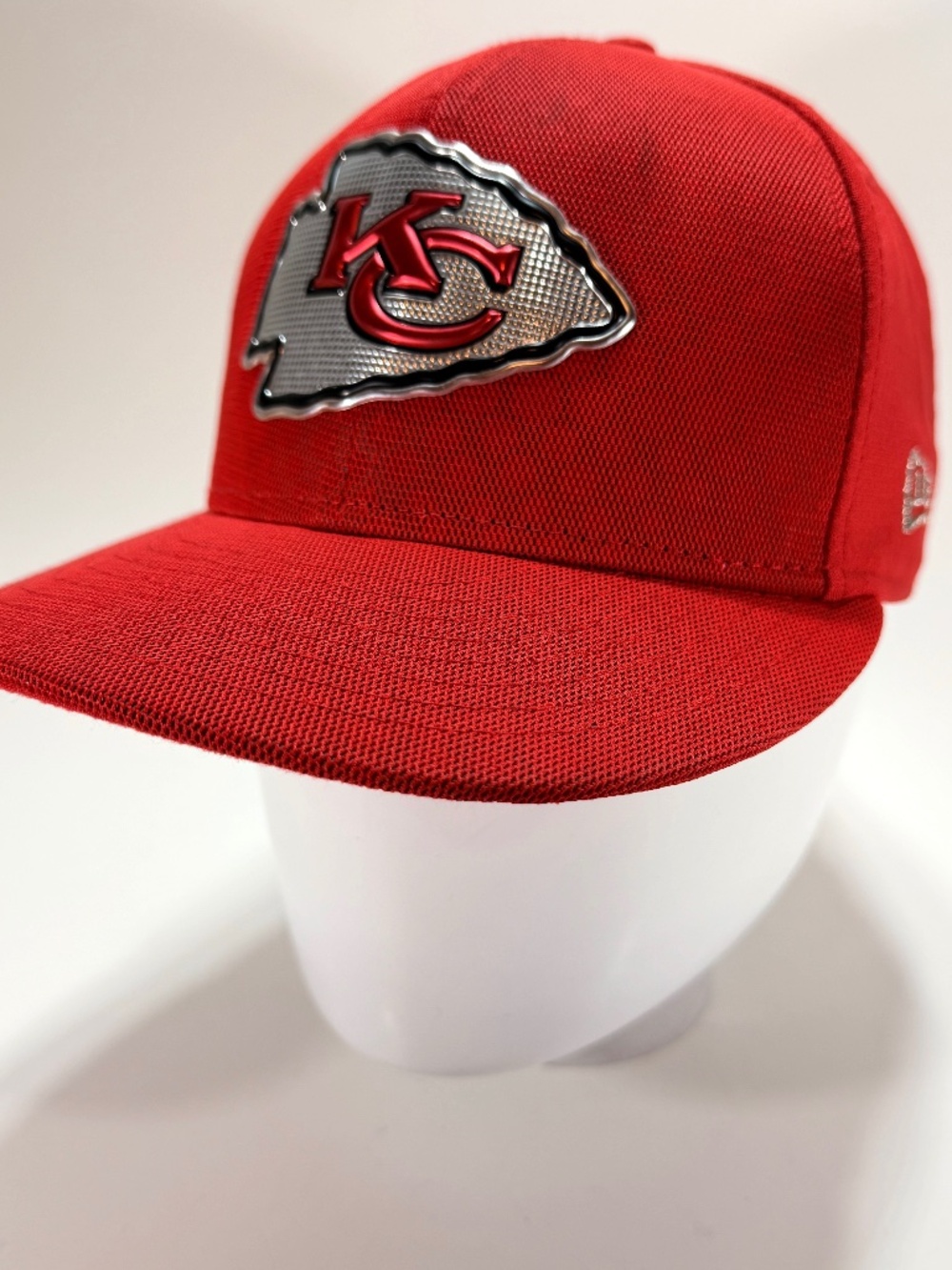 Kansas City Chiefs New Era 9FIFTY Red Snapback Player Exclusive Metal Logo NFL